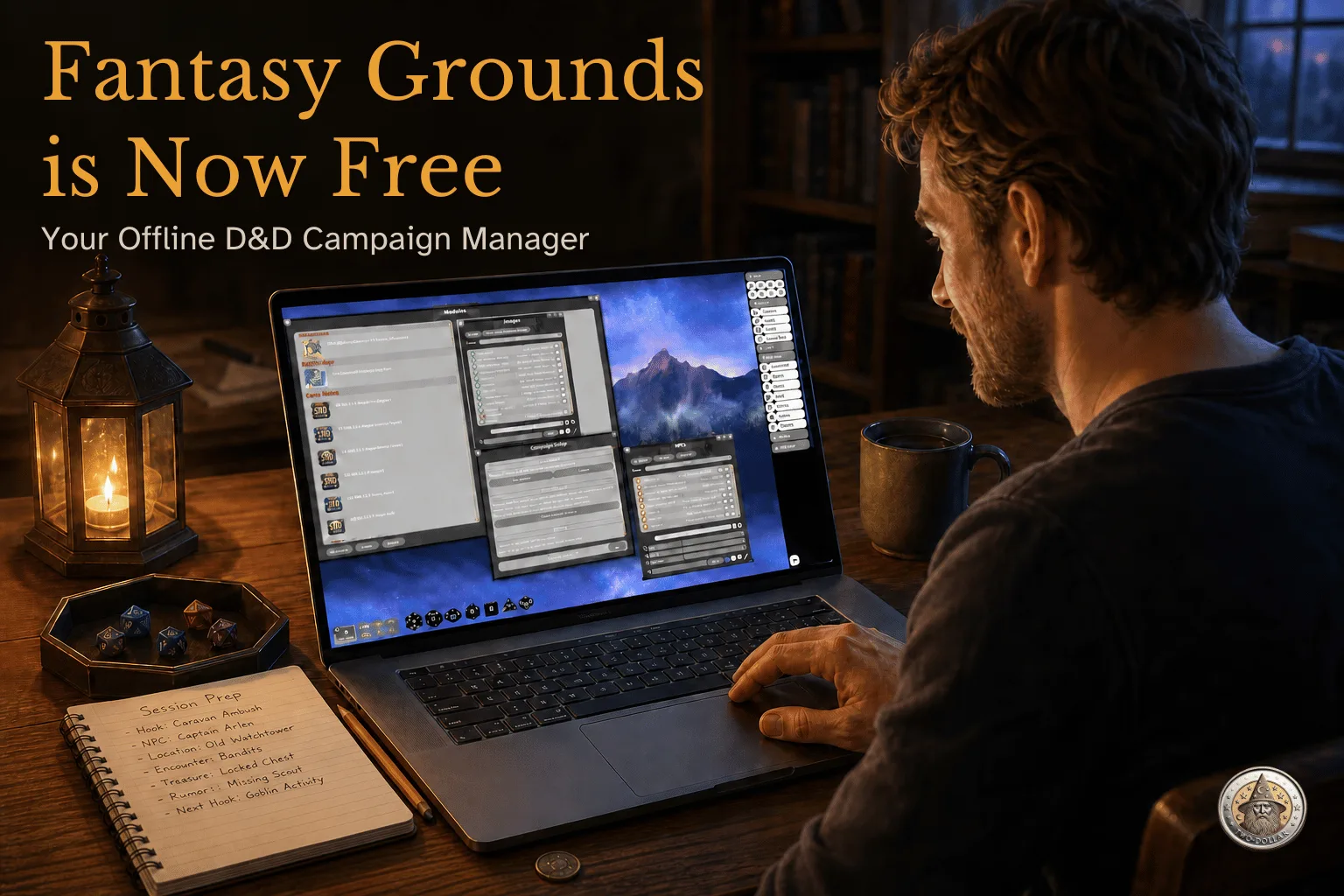 Fantasy Grounds Is Now Free: How to Use It as an Offline D&D Campaign Manager