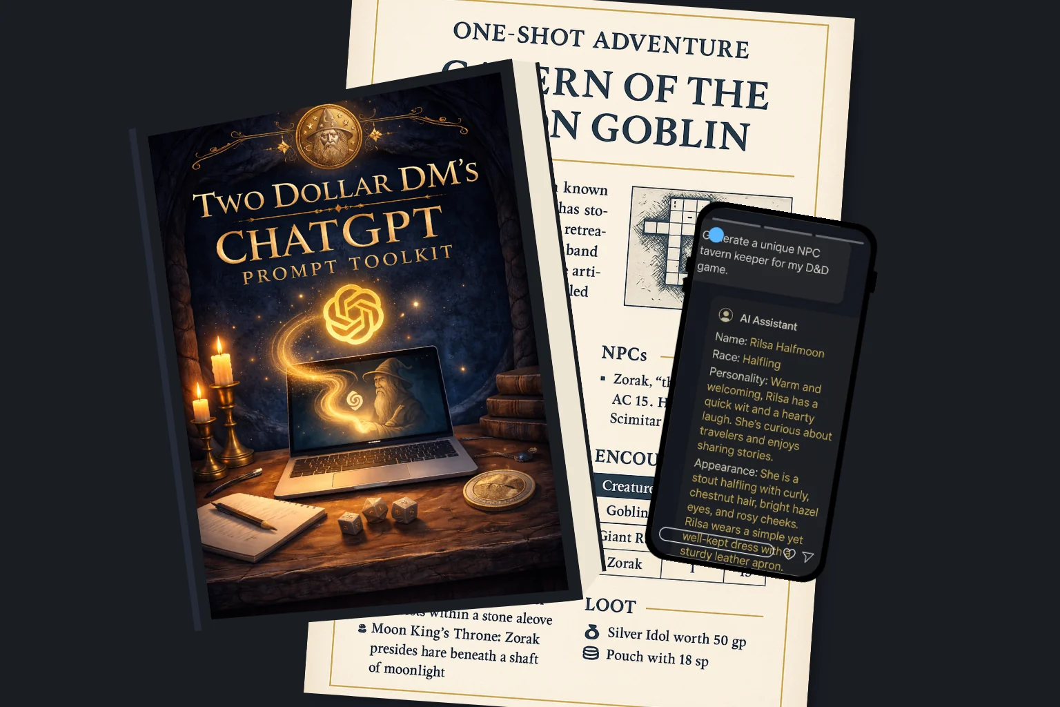 The Two Dollar DM's ChatGPT Prompt Toolkit